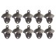 10pcs Bottle Openers Cast Iron Wall Mounted Bar Vintage Style Bars Bottle Opener