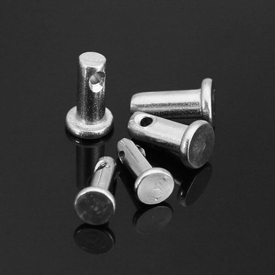 10pcs GB882 M3x10/M4x10 Locating Pin 304 Stainless Steel Cylindrical Pin Flat Head with Hole