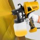 110V 500W 50Hz Yellow Plastic Portable High Voltage Electric Paint Spray Gun