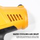 110V 500W 50Hz Yellow Plastic Portable High Voltage Electric Paint Spray Gun