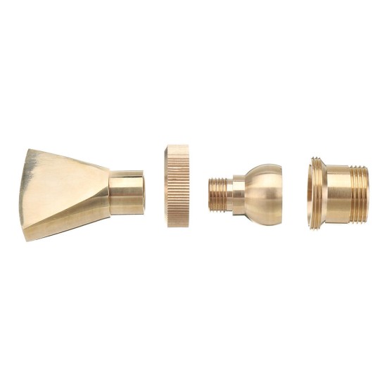 1/2 Inch DN15 3/4 Inch DN20 Universal Brass Adjustable Nozzle Fountain Nozzle
