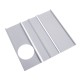 120cm 3pcs Window Slide Kit Adjustable Plate Air Conditioner Wind Shield For Portable Air Conditioner