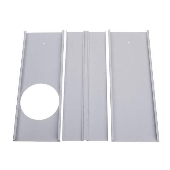 120cm Adjustable Air Conditioner Wind Shield Window Kit Plate For Portable Air Conditioner Exhaust Hose Tube Connector