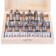 12/15pcs Silver Router Bit Set Tungsten Carbide Woodworking Cutter Rotary Tool