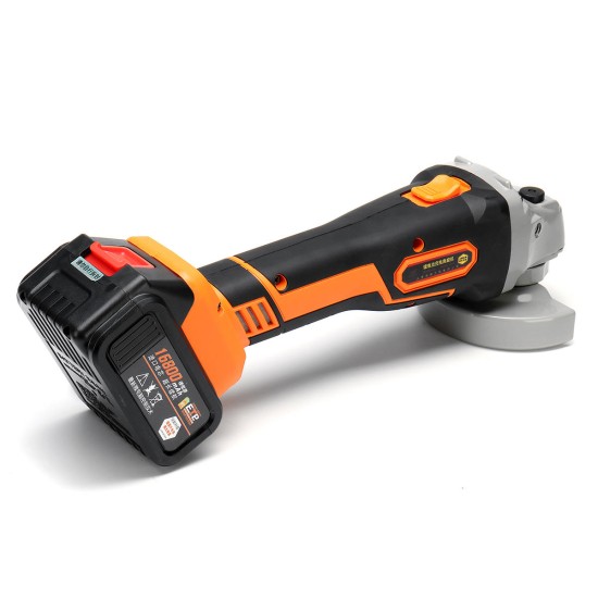 12800H 98TV Brushless Eletric Angle Grinder Kit Cordless Polishing Cutting Power Tool