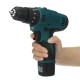 12V 1500mAh 3 IN 1 2 Speed Cordless Drill Driver Electric Screwdriver Hammer Flat Drill 18+3 Torque 10mm W/ None/1/2 Battery For Bosch BS1215