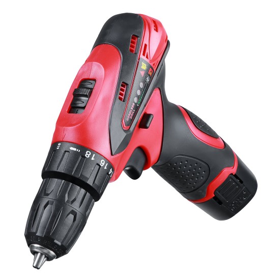 12V 1500mAh Electric Screwdriver Cordless Drill Mini Wireless Power Driver Power Tool W/ 1pc Battery