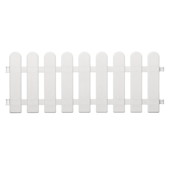 12pcs Flexible Garden Lawn Grass Edging Picket Border Panel Plastic Wall Fence Board