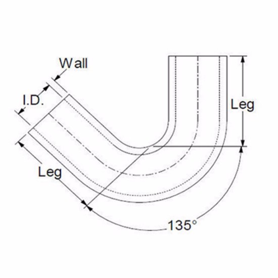 13-82mm 135 Degree Silicone Hose Elbow Bend Vacuum Hose Tubing Turbo Coolant Tube