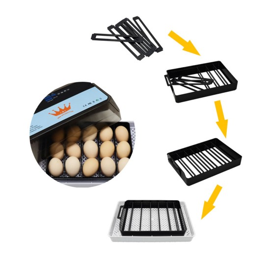 15 Eggs Fully Automatic Incubator Digital Poultry Hatcher Egg Turning LED Lamp