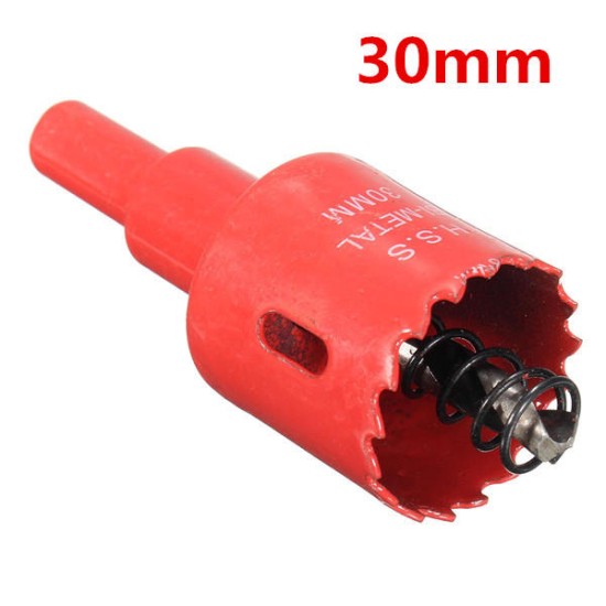 16-35mm HSS Drill Bit Hole Saw Cutter 16/20/25/30/35mm For Wood Working Metal Steel