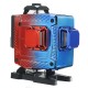 16 Line 4D Colorful Green Light Laser Level Single/Dual Battery 360° Horizontal Vertical Cross Measurement