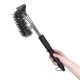 17inch BBQ Grill Brush Scraper Scrubber Barbecue Cleaning Tool Wire Kitchen Stainless Steel Cleaner