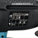 18v Brushless Cordless Rechargable Electric Hammer SDS Impact Drill Hammer Fir Makiita