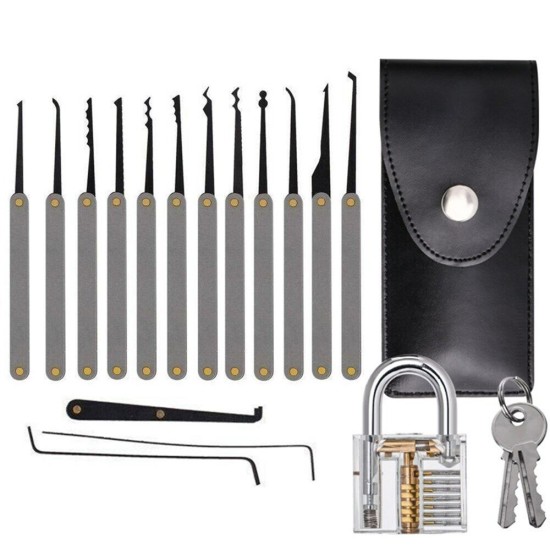 19 Pcs Stainless Steel Lock Set Gift Kits Lock Repair Sets for Door Lock