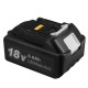 1PC 18V 6000mah Black With light Plastic Pure Electric Battery