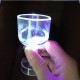 1PCS LED Light-up Cups 50ML Flashing Glow Glass Mugs For Home Party Wedding Decor