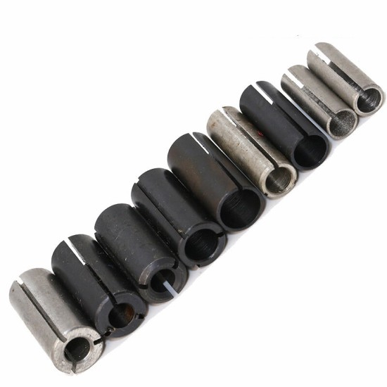 1pcs CNC Router Bit High Precision Adapter Collet Milling Cutter Tool Adapters Holder 6mm 6.35mm 8mm 10mm 12mm 12.7mm