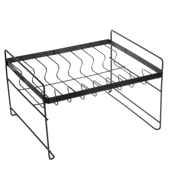 2 Tier Multifunctional Kitchen Drying Dish Rack over Sink Drainer Shelf