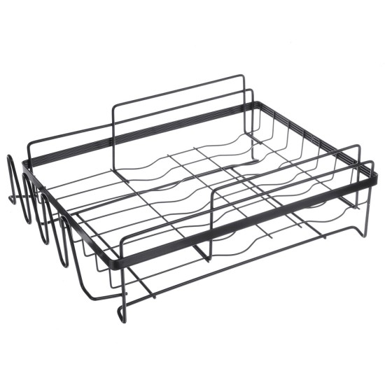 2 Tier Multifunctional Kitchen Drying Dish Rack over Sink Drainer Shelf