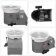 2 in 1 110V 550W 32CM Electric Pottery Wheel Machine For Ceramic Work Clay Art Craft