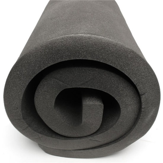 200x60x5cm Black High Density Seat Foam Rubber Replacement Upholstery Cushion Foam