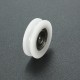 20Pcs 5x24x7mm U Notch Nylon Round Pulley Wheel Roller For 3.8mm Rope Ball Bearing