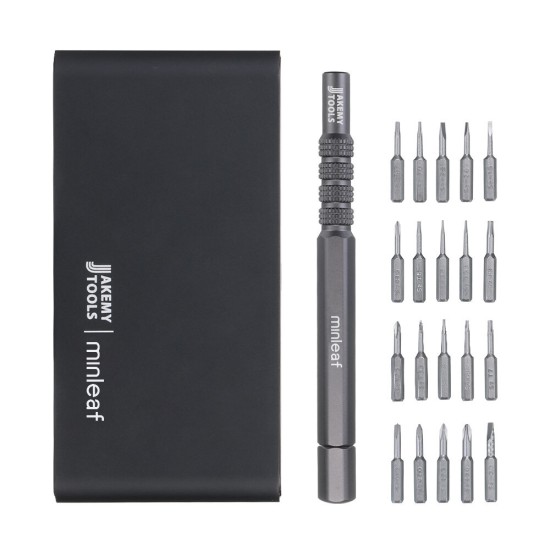 21 In 1 Slide Open Hand Precision Screwdriver Set Mini Protable Phone Laptop Smartphone Screw Driver Repair Tool W/ 20 Bits