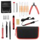 21Pcs 60W Soldering Iron Tips Kit Electronic Adjustable Temperature Welding Tool