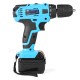 21V 1.5Ah Lithium-ion Cordless Hammer Drill Driver Kit With 2 Speed