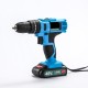 21V 3Ah 2000RPM Cordless Impact Wrench Hand Drill Torque Tool 1800mAh