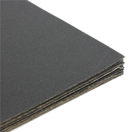 25pcs 230mm x 280mm Silicon Carbide Waterproof Sandpaper 240-3000 Grit Sanding Sheets