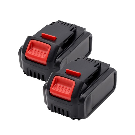 2Pcs 20V 4.0Ah Replaceable Power Tool Battery Replacement For Dew DCB200/180/181/182/184 DCB201 DCB203 DCB204 DCB205 XR Cordless Battery Power Tool