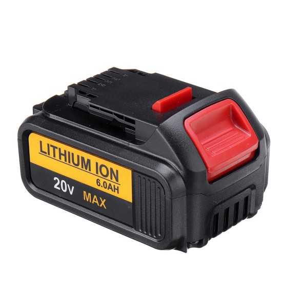 2Pcs 20V 4.0Ah Replaceable Power Tool Battery Replacement For Dew DCB200/180/181/182/184 DCB201 DCB203 DCB204 DCB205 XR Cordless Battery Power Tool