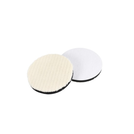 2Pcs 2/3/4/5/6/7 Inch Woolen Polishing Pad Disc for Detail Polishing