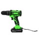 36V Electric Hand Drill Driver 25+3 Torque Setting Power Drilling DIY Work W/ 1 Or 2 Li-ion battery