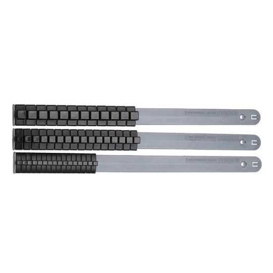 3Pcs 1/4 3/8 1/2 Inch Socket Tray Rail Rack Holder Storage Organizer Shelf Stand