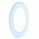 3mm Thick Round White Acrylic Disc Ring Laser Cut Plastic Circles