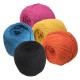 3mmX260m Macrame Rope Cotton String DIY Braided Wire Tools Black/Lake Blue/Orange/Rose Red/Yellow