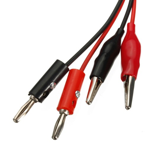 3pcs Alligator Clip Test Lead Clip To Banana Plug Probe Cable for Multi Meters