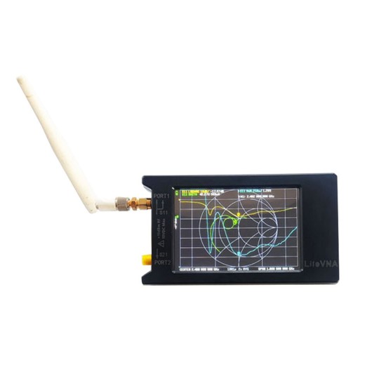 4 Inch Touch Screen 50kHz-6.3GHz Vector Network Analyzer HF VHF UHF Antenna Analyzer Update of NanoVNA