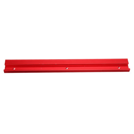 400-1200mm Red Aluminum Alloy T-Track 45 T-slot Miter Track Woodworking Clamp Tool for Table Saw Router Table