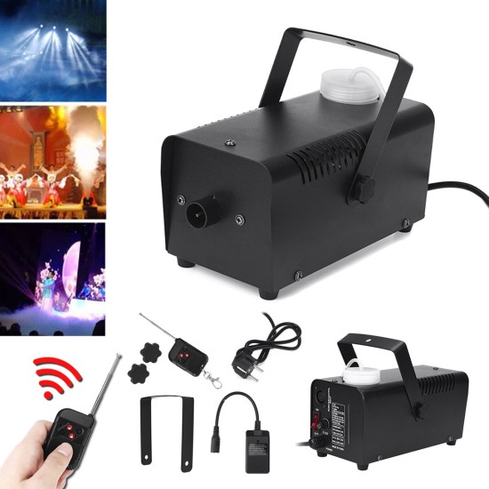 400W Wireless Smoke Machine Control Party Stage Light Color Select Disco Home Party