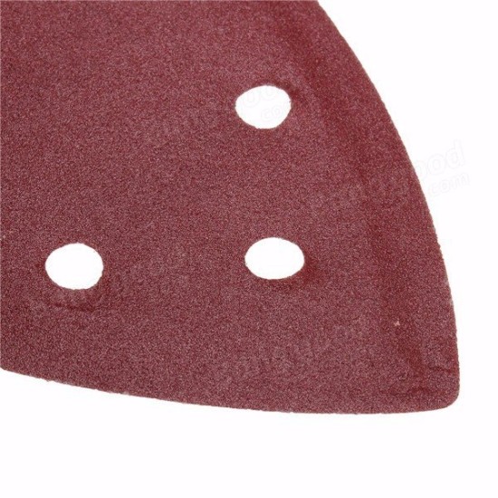 40pcs 60/80/120/240 Grit Mouse Sanding Sheets 140x100mm Triangle Sandpaper Sander Pads