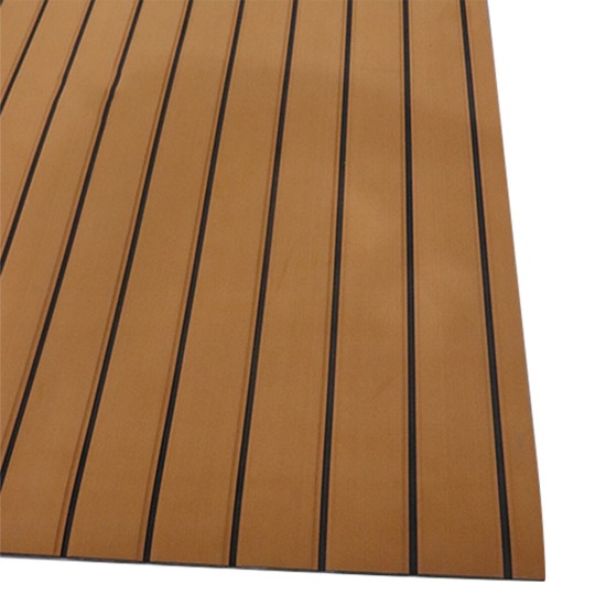 450x2400x5mm Marine Flooring Faux Teak Self Adhesive EVA Teak Decking Sheet