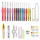 49pcs Bag Crochet Combination Tool Crochet Set