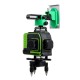 4D 16 Lines Green Light Laser Levels 360° Self Rotary Leveling Measure Tools with 2PCS Lithium Batteries