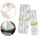 500Pcs Nose Bridge Strip Clip Face Mask DIY Material Self-adhesive Flat Aluminum Tools