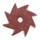 50Pcs 80/120/180/240/320 Grit Octagonal Abrasive Sandpaper Double Layer Sanding Buffing Tool