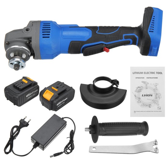 588VF Cordless Brushless 100mm 1580W Electric Angle Grinder 3 Gears Adjustable Grinding Machine Polisher